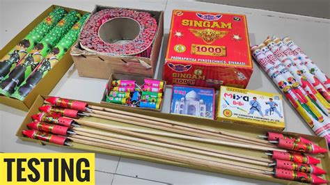 Testing Diffrent types of firecrackers 2020/Crackers video 2020/Diwali Crackers stash - YouTube