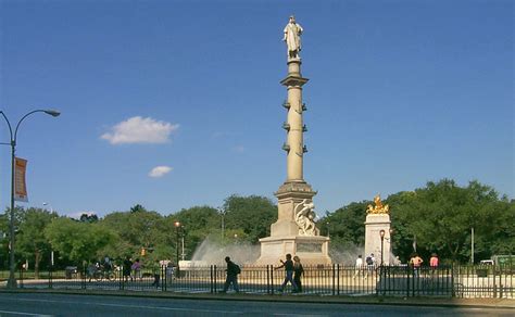 Miami In Focus Photo Gallery of the Columbus Circle Fountain W59 in Central Park.