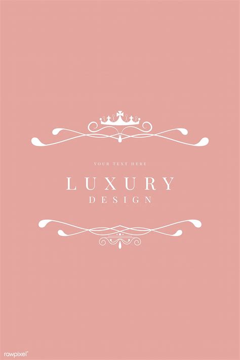 Royal Logo, Creative Banners, Vintage Banner, Victorian Frame, Luxury ...