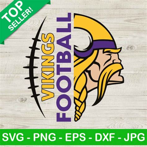 Vikings football Logo SVG, Vikings SVG, Vikings team SVG