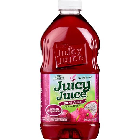 Juicy Juice® Passion Dragonfruit 100% Juice 64 fl. oz. Bottle | Juice ...