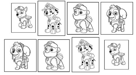 Free Nick Jr Paw Patrol Coloring Pages