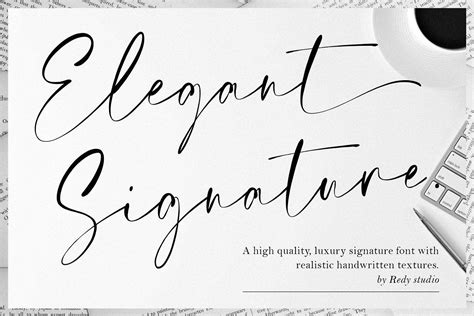 Elegant Signature | Signature fonts, Handwritten fonts, Feminine fonts
