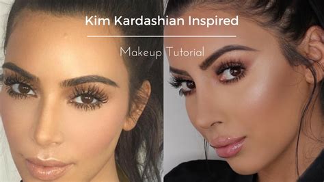 Kim Kardashian Makeup Tutorial - YouTube