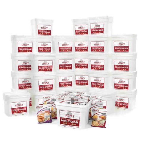 Legacy Bulk Freeze Dried Food 4320 Serving Survival Package