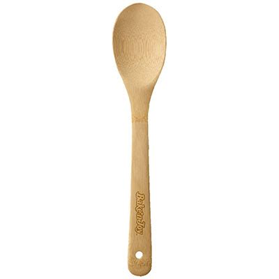 Slotted Bamboo Spoons | PrintGlobe