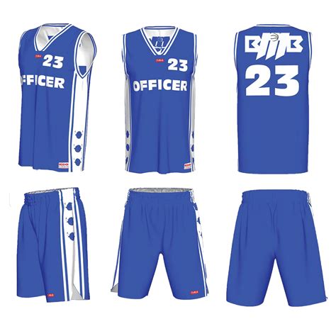 New Officer Players Uniform | Officer Basketball