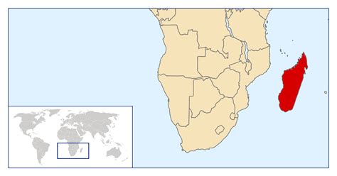 Large location map of Madagascar | Madagascar | Africa | Mapsland ...