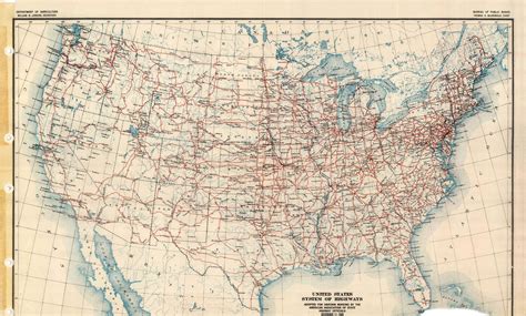 US Highway System 1926 [4475x2694] : r/MapPorn