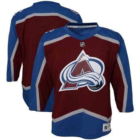 Youth Colorado Avalanche Burgundy Home - Replica Jersey