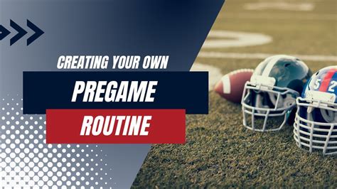 How to Create a Pregame Routine in Sports: Mental game tip - YouTube