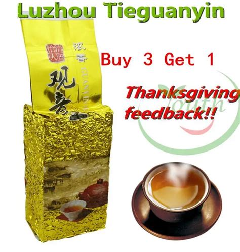 Hot Anxi AAAAA Healthy Chinese TiKuanYin Green Tea luzhou tieguanyin tea 1725 Green Oolong tea ...