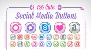 126 Free Social Media Buttons | 256 Px PNGs & Vector Ai File – Designbolts