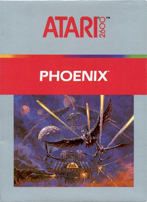 Phoenix (1982) Atari 2600 box cover art - MobyGames