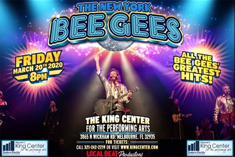 NEW YORK BEE GEES|Event Item | Maxwell C. King Center for the ...