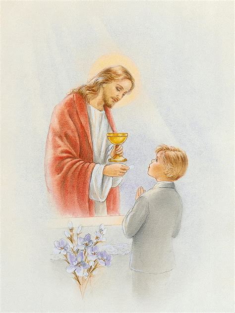 First holy communion boy Drawing by Patrick Hoenderkamp - Pixels