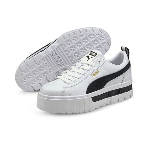 Mayze Lth Women's Sneakers | White - PUMA