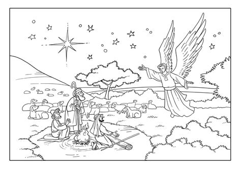 free coloring pages shepherds and angels Search results for angels coloring pages on ...