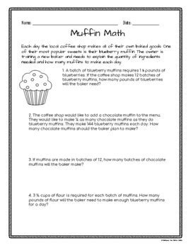 Coffee Shop Math by REDHEAD ED | TPT