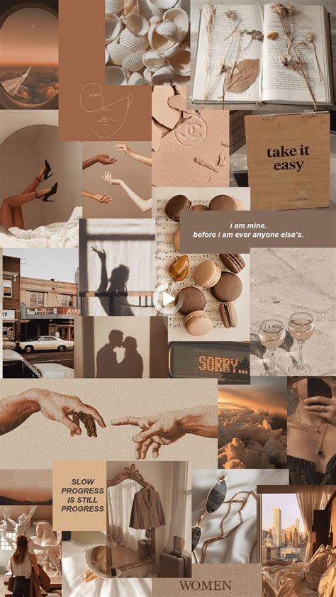 Beige Aesthetic Collage Wallpapers - Top Free Beige Aesthetic Collage ...