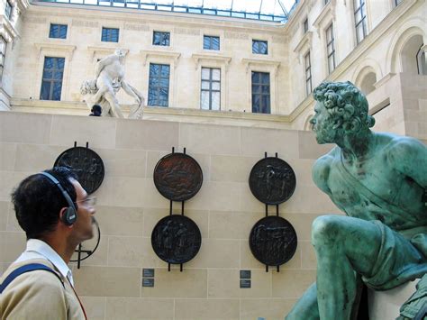 Stock Pictures: The Louvre Museum Paris - exterior and interior with pieces of art