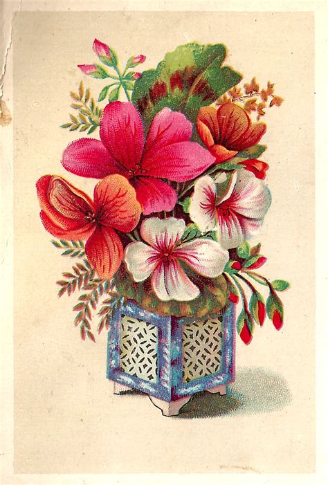 Antique Images: Free Flower Graphic: Victorian Scrap with Big,Colorful ...