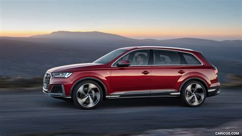 Audi Q7 | 2020MY (Color: Matador Red) | Side