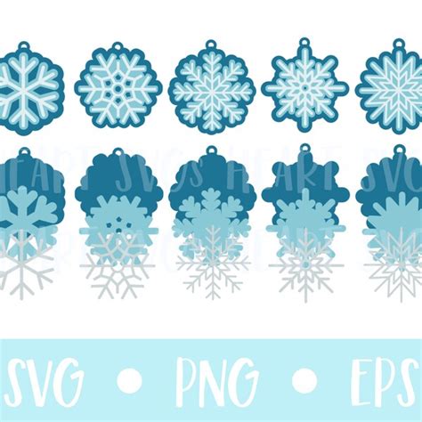 Snowflake Gift Tags - Etsy