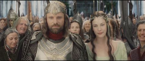 Arwen and Aragorn - Lord of the Rings - Return of the King - Aragorn and Arwen Image (11684121 ...