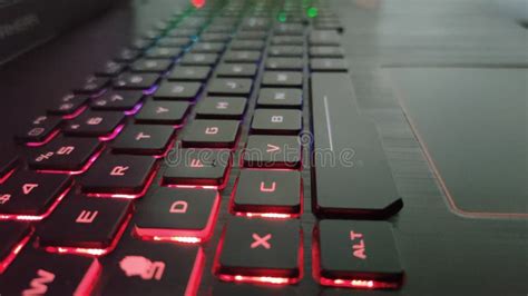 RGB Gaming Keyboard stock photo. Image of black, screenshot - 302103438