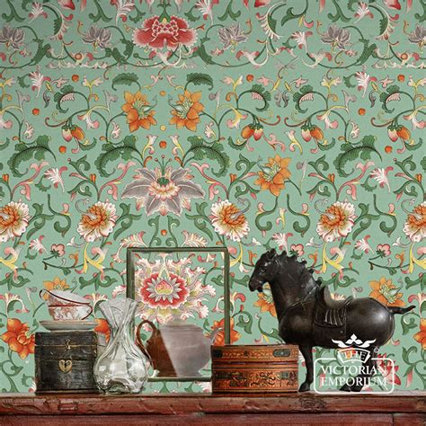 Chinese Floral Wallpaper | The Victorian Emporium