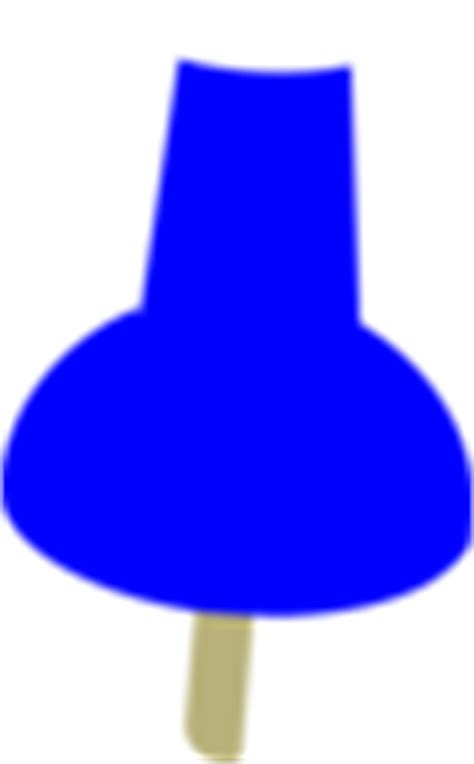 Blue Push Pin Clip Art at Clker.com - vector clip art online, royalty free & public domain