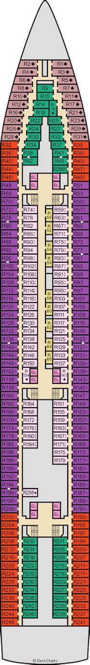 Carnival Ecstasy Deck Plans: Ship Layout, Staterooms & Map - Cruise Critic