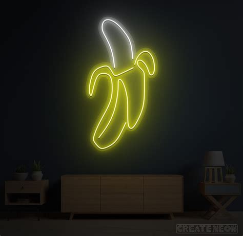 Banana Neon Sign | Go bananas now | Free Shipping In USA