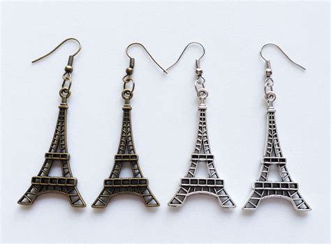 EIFFEL TOWER Earrings Eiffel Tower Jewelry Eiffel Tower Gift | Etsy