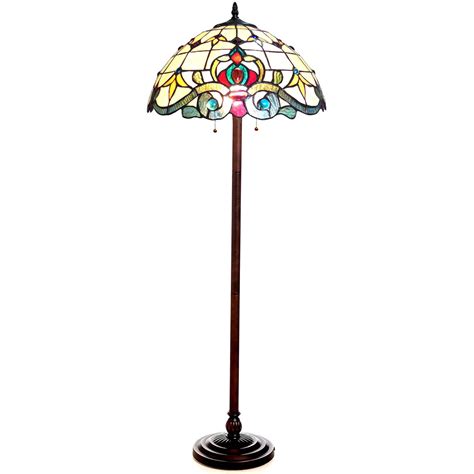 Chloe Lighting Margot Tiffany-Style 2-Light Victorian Floor Lamp with 18" Shade - Walmart.com ...