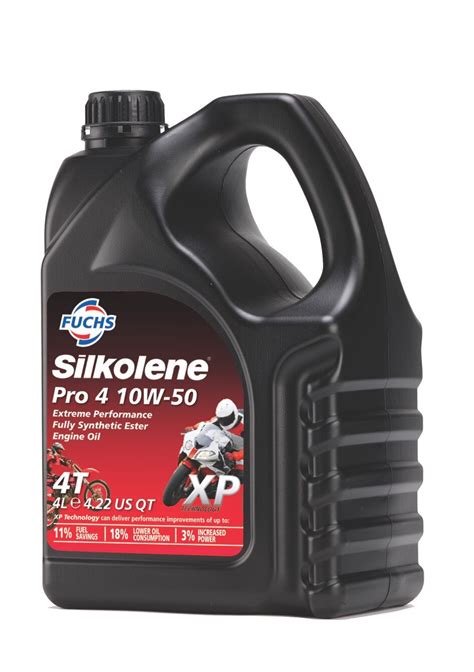 Silkolene Pro 4 10W-50 XP: 4-Stroke Engine Oil Pro Fully Synthetic ...