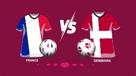 France vs Denmark soccer ball match intr... | Stock Video | Pond5