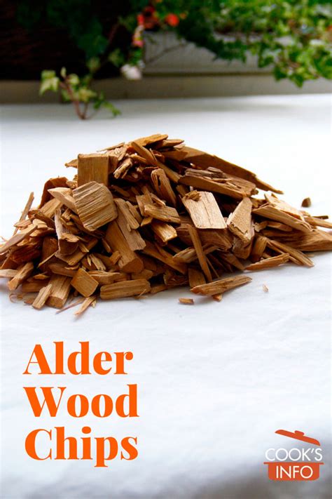 Alder Wood Chips for Smoking Food - CooksInfo
