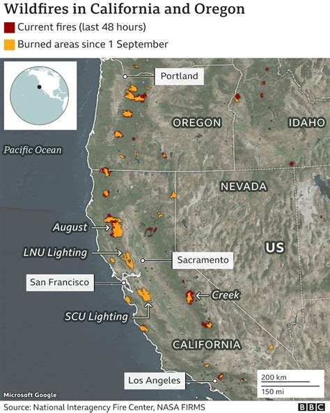 The West Coast Fire Season Of 2021: A Look At The Maps And Their Significance - USA Map HD ...