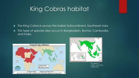 King Cobra Habitat Map