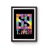 Tekashi69 6ix9ine Rainbow Logo Poster