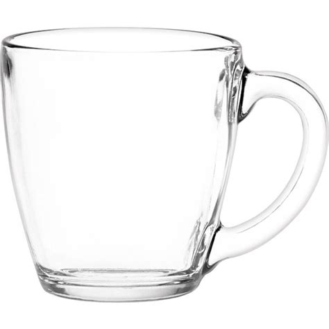 16 oz Glass Bistro Coffee Mug - Custom Products Glassware