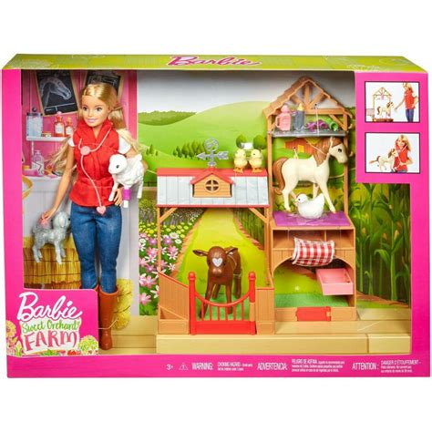 Barbie Sweet Orchard Farm Doll & Vet Playset
