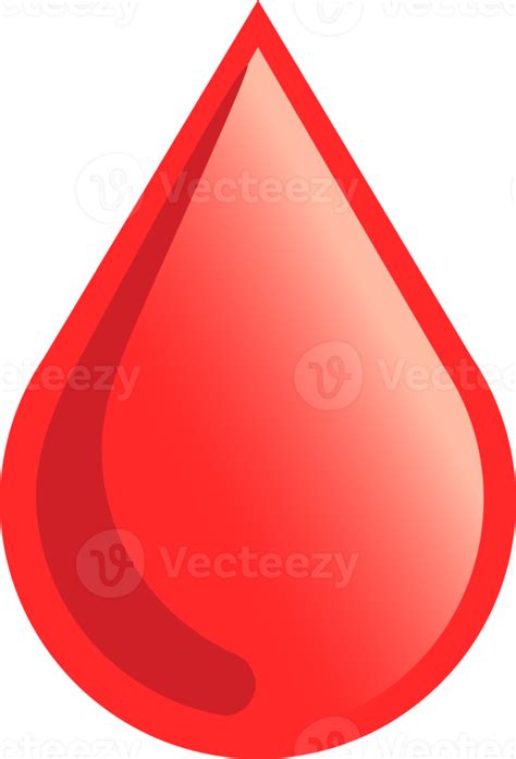 red blood drop icon 19009052 PNG