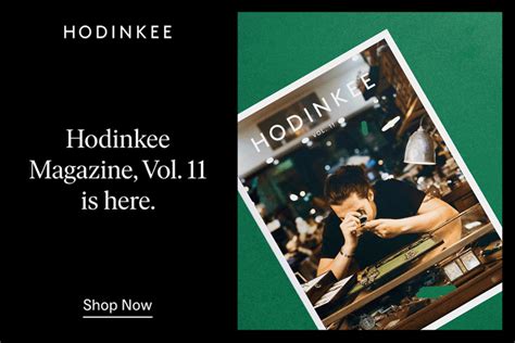 HODINKEE: Hodinkee Magazine Vol. 11 Is Here | Milled