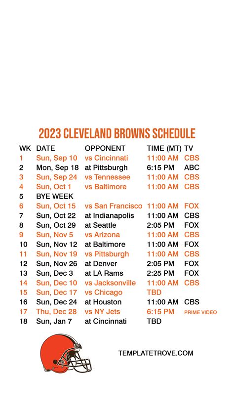 Nfl Browns Schedule 2024 - Stefa Sabina