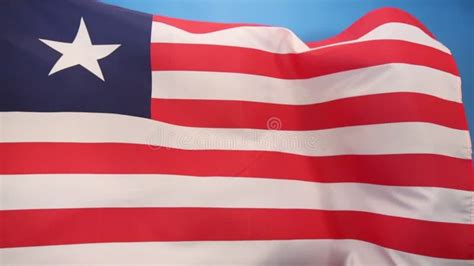 Flag of Liberia - Flag of Convenience Stock Video - Video of flag, national: 43883939