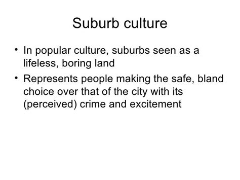 Suburbia