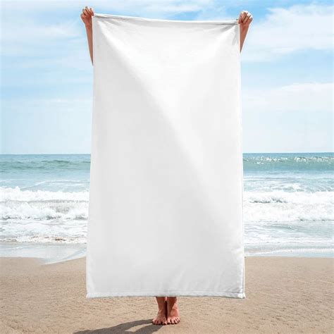 Pure White Minimalist Beach Bath Towel | Beach bath towels, Monogram towels, Beach bath